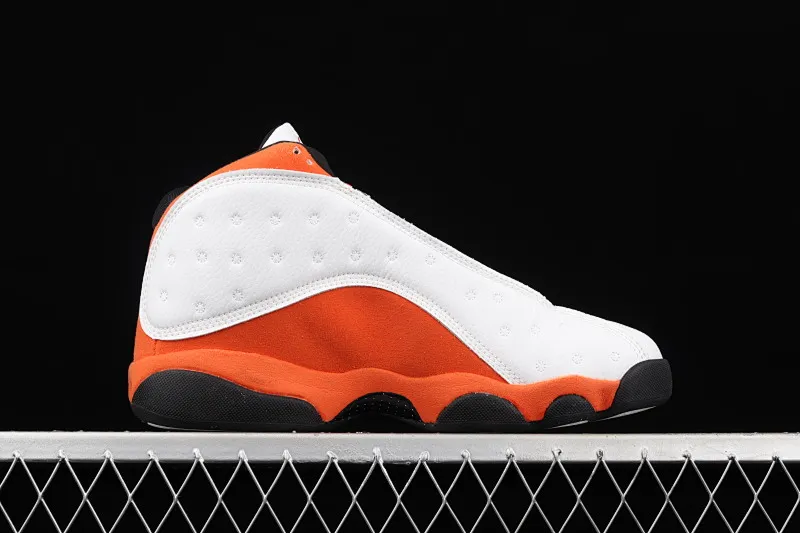 All categories Air Jordan Jordan series basketball shoes Air Jordan 13 G version Air Jordan 13 Retro AJ13 white orange 414571-108